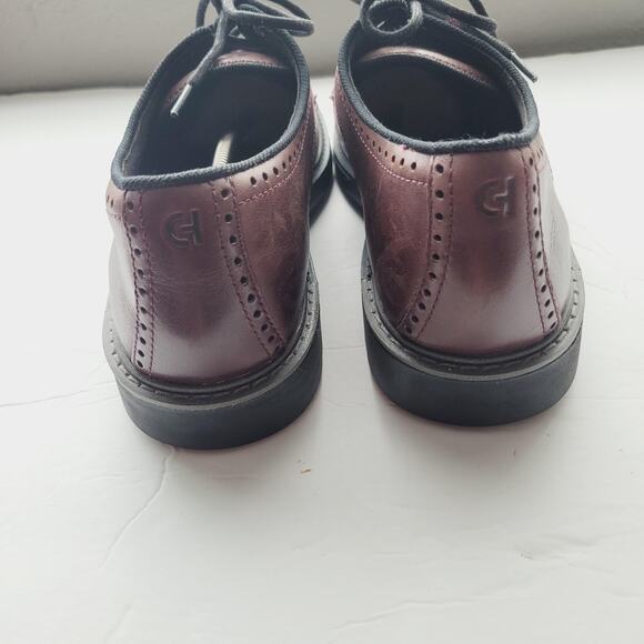Cole Haan Shoes 11.5 M Pinot Leather Go To Wingtip Oxford Grand 360 Brogue Dress - Picture 5 of 11